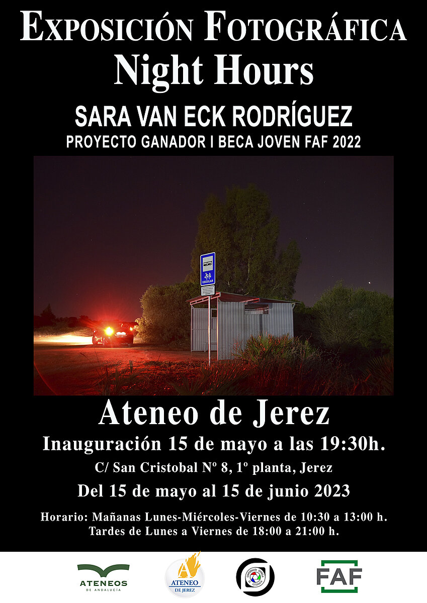 Exposición fotográfica Night Hours de Sara Van Eck Rodríguez