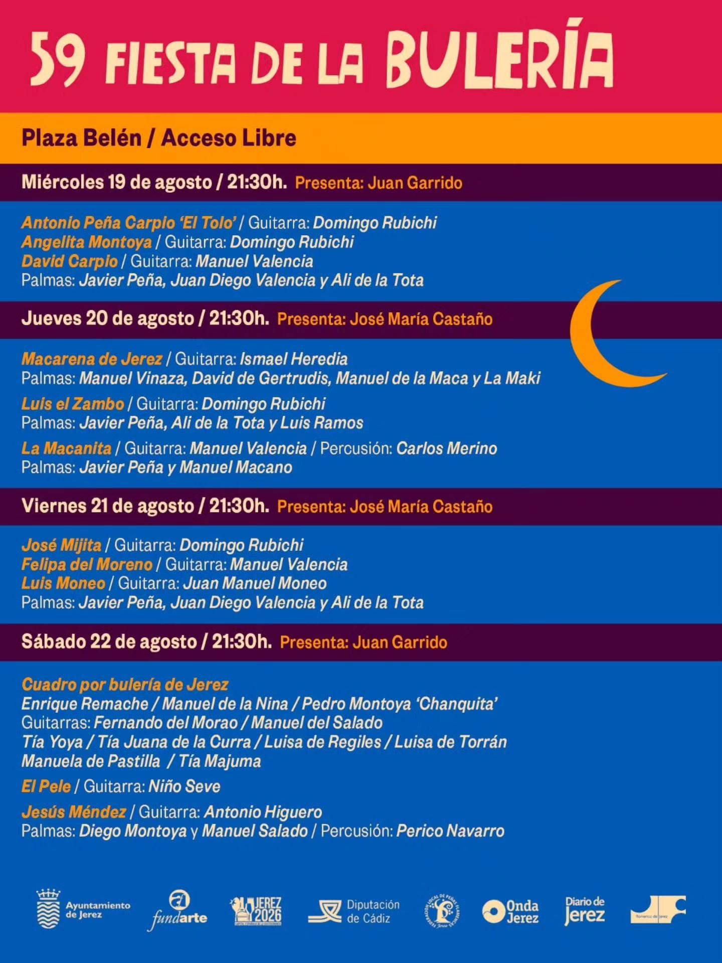 Cartel fiesta bulería