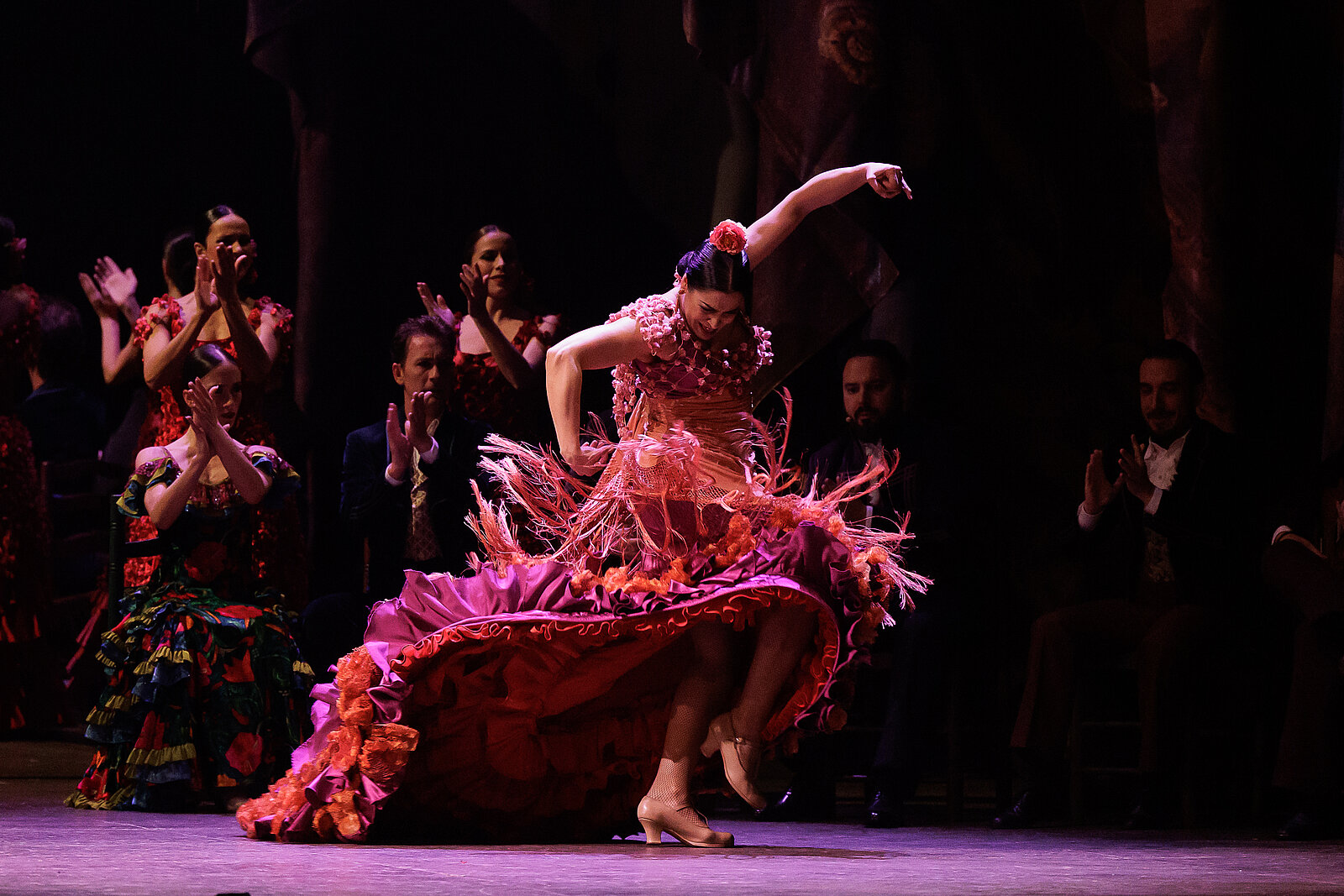 Bailaora en el teatro