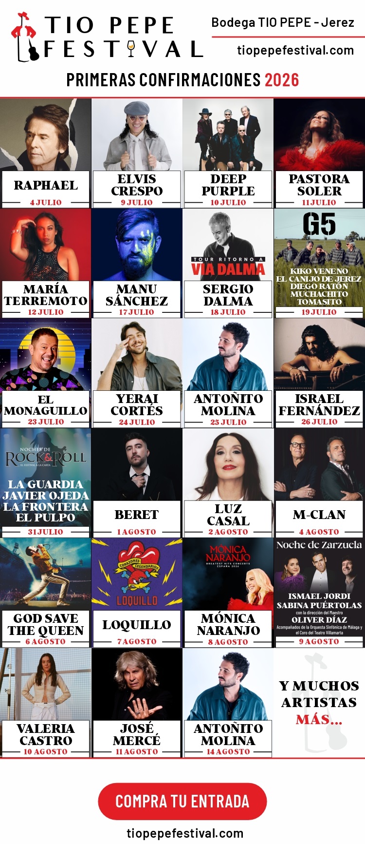 Cartel Tío Pepe Festival