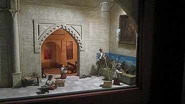 belén en iglesia