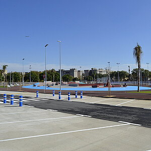 [Translate to Español:] Complejo deportivo Chapín