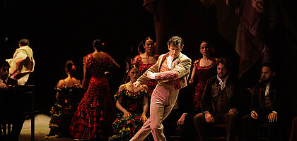 Dancer on the stage