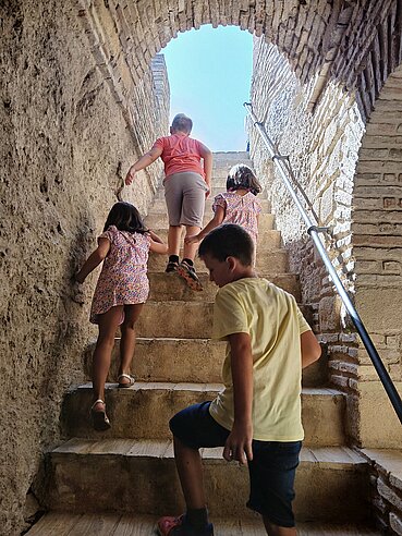 Subiendo las escaleras