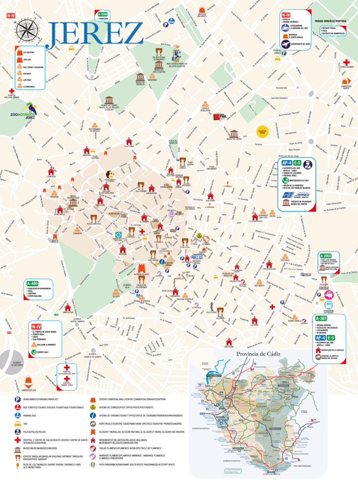 Mapa Jerez