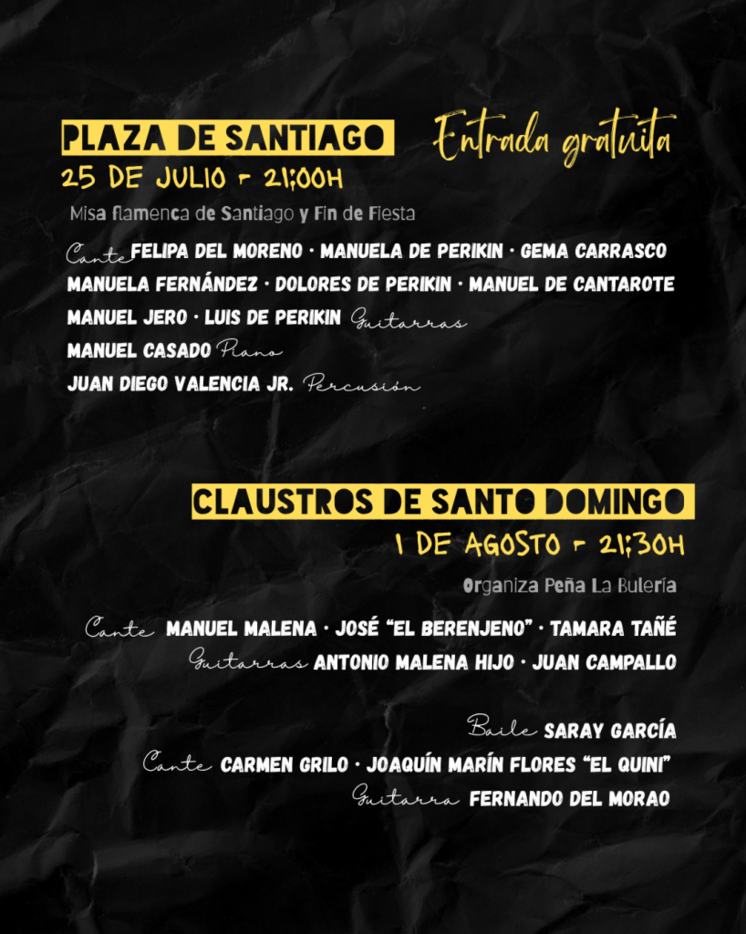 2 Fechas viernes flamencos
