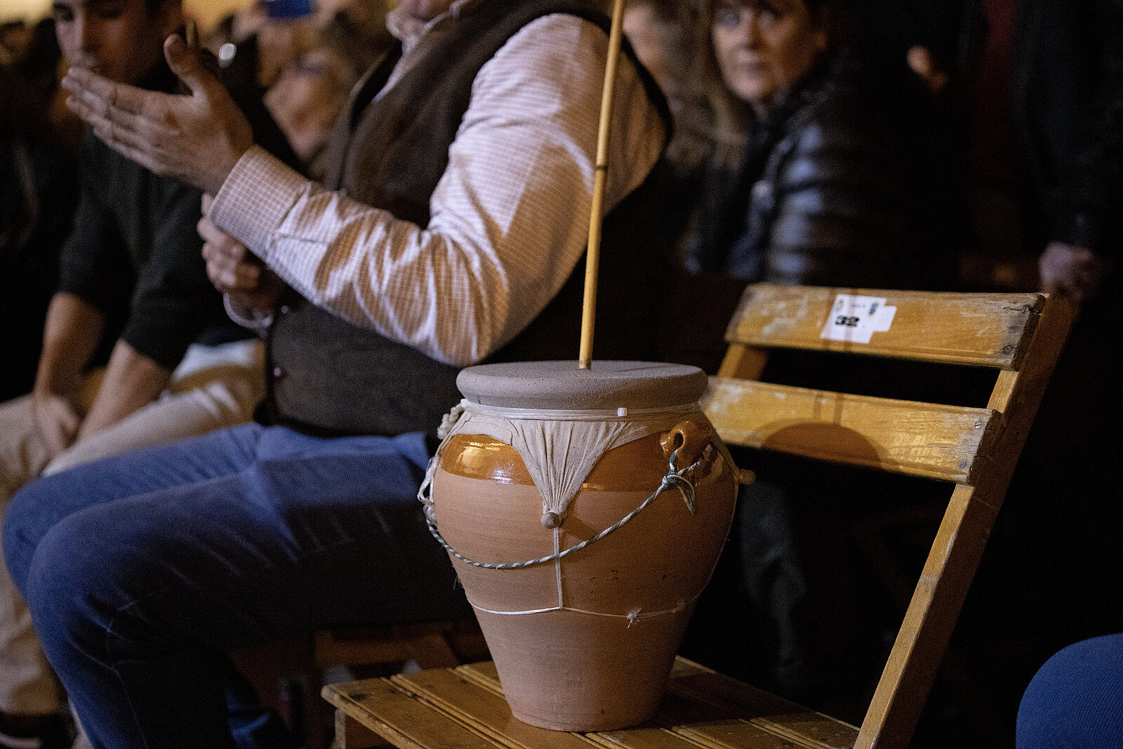 Imagen de una zambomba en Jerez