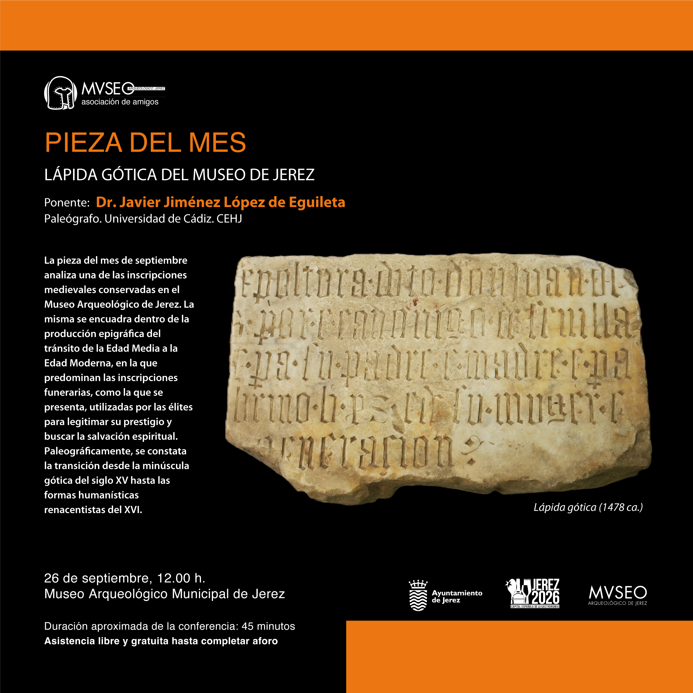 Pieza del Mes de Septiembre