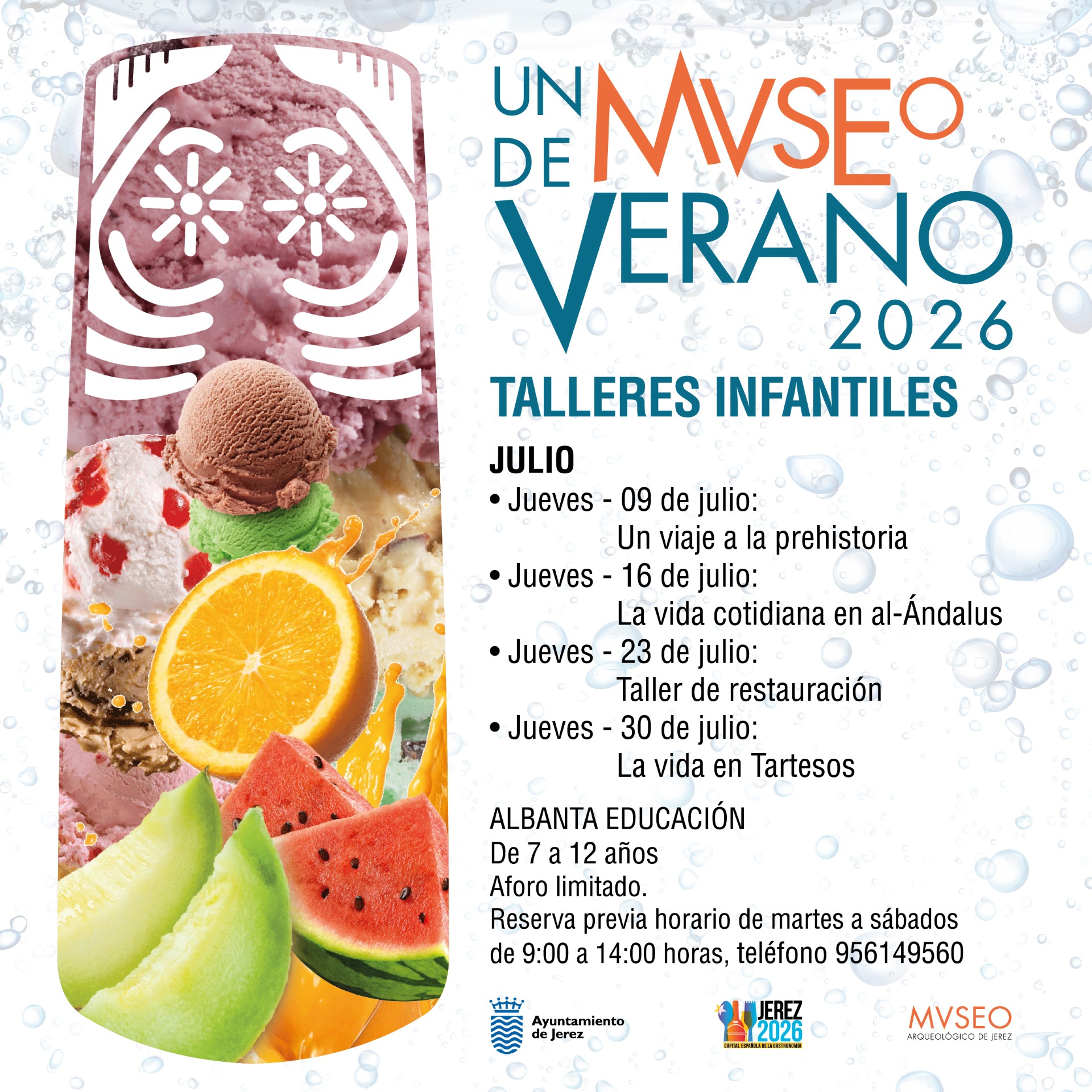 Talleres Infantiles Julio 2026