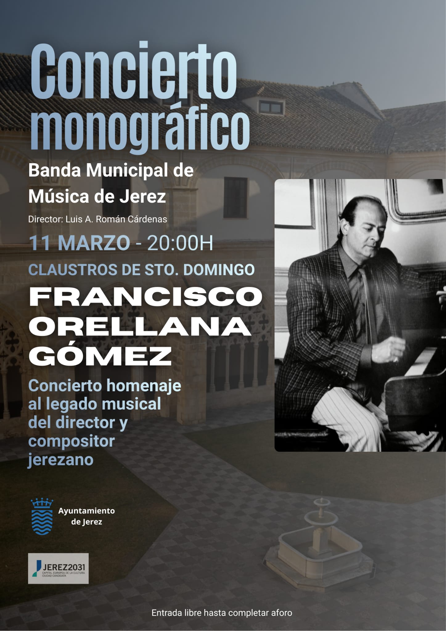 Cartel concierto monográfico Banda Municipal