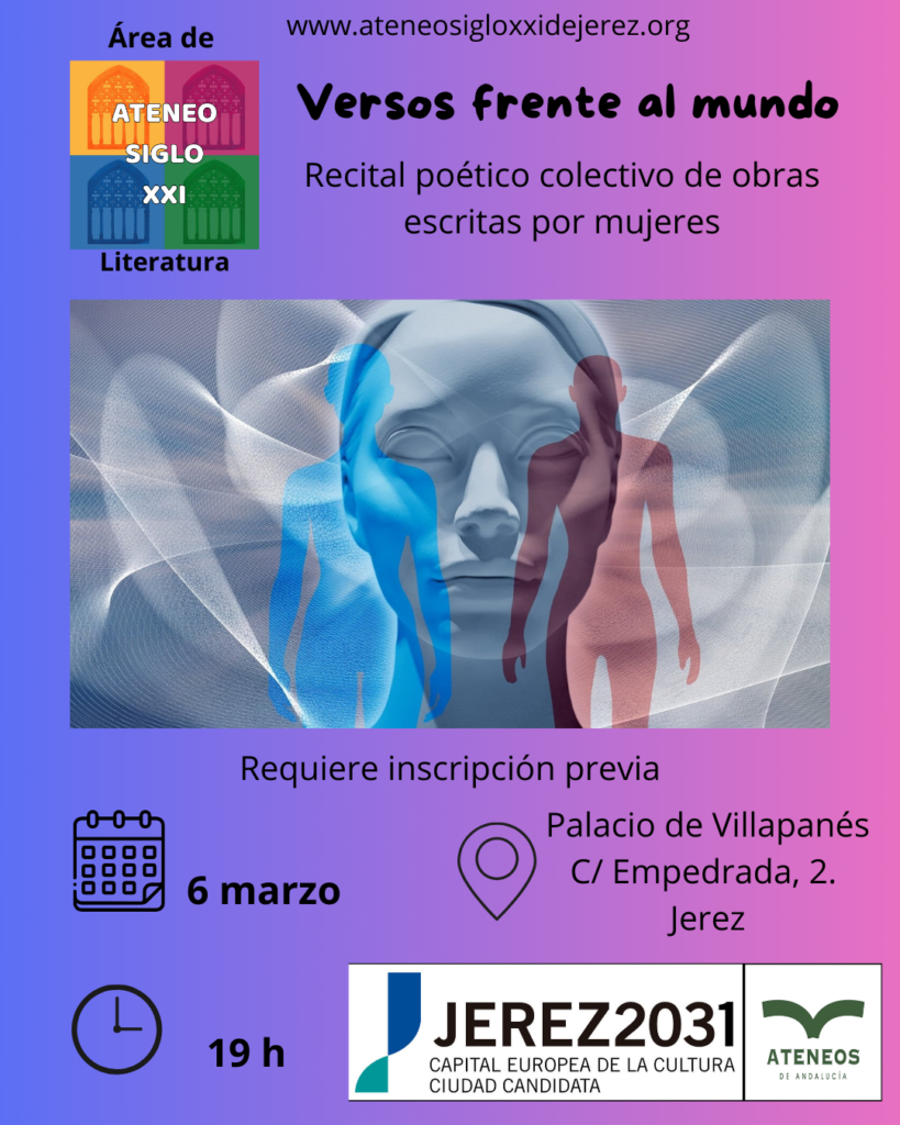 Recital poético obras escritas por mujeres