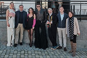 Delegados municipales con miembros del programa