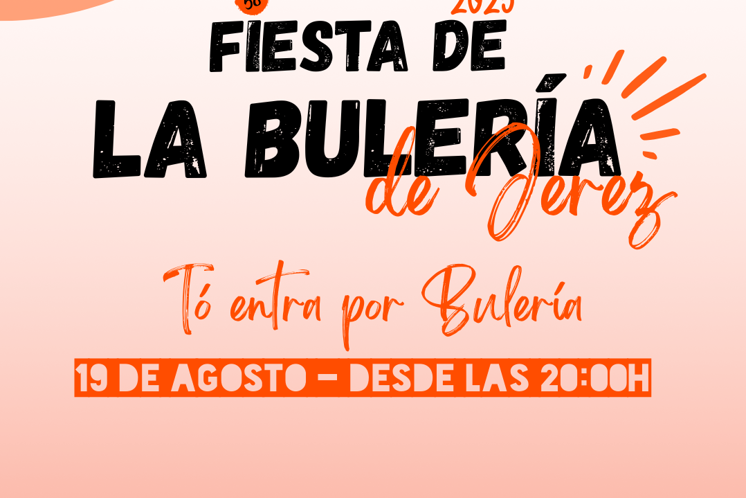 Cartel actividades Fiesta de la Bulería