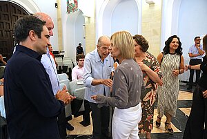 La alcaldesa ha felicitado a los familiares de Juan Luis Bretón y responsables del Rincón Malillo